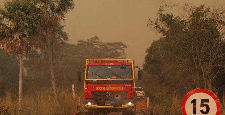 Combate a incêndios segue no Mato Grosso do Sul