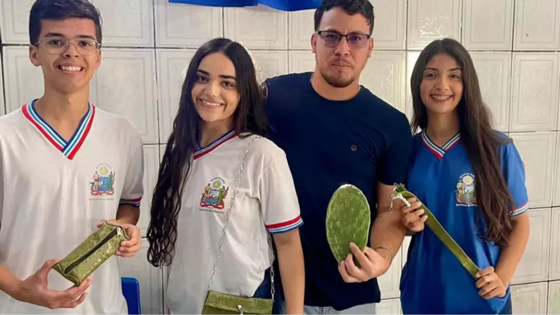 Estudantes da Bahia desenvolvem couro ecológico a partir de planta Opuntia