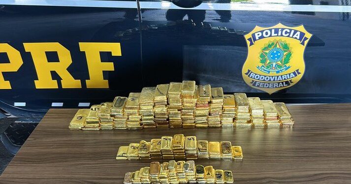 PRF realiza maior apreensão de ouro da história em operação contra garimpo ilegal
